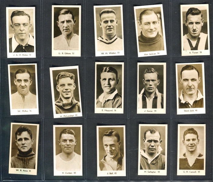 1932 Du Beukelaer All Sports Complete Set of (100) High Grade Cards