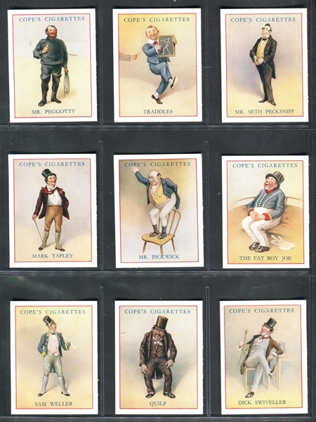 1939 Cope's Dickens Character Series Complete Set of (25) Cards