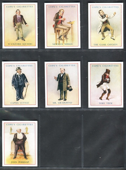 1939 Cope's Dickens Character Series Complete Set of (25) Cards