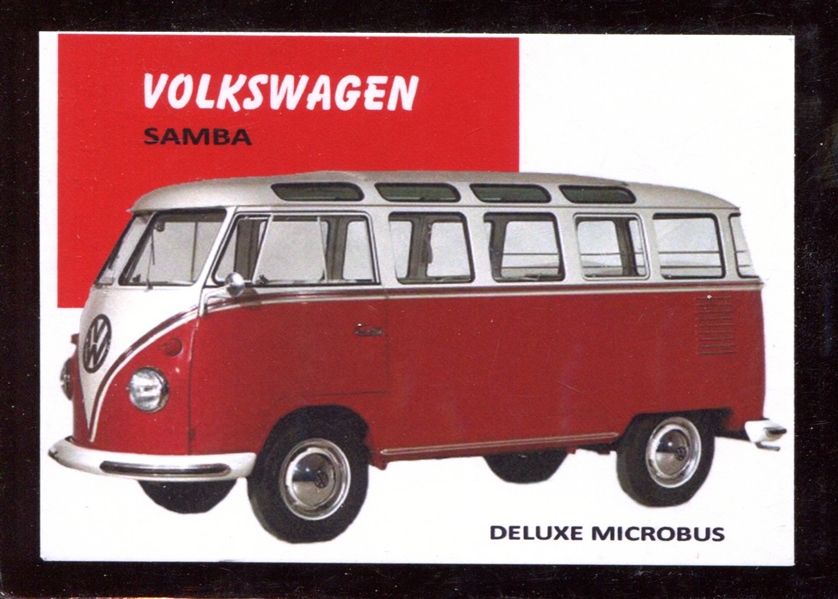 1954-55 Topps “World on Wheels” blueback #183 Volkswagen Samba NM-MT ***LEMKE CARD***