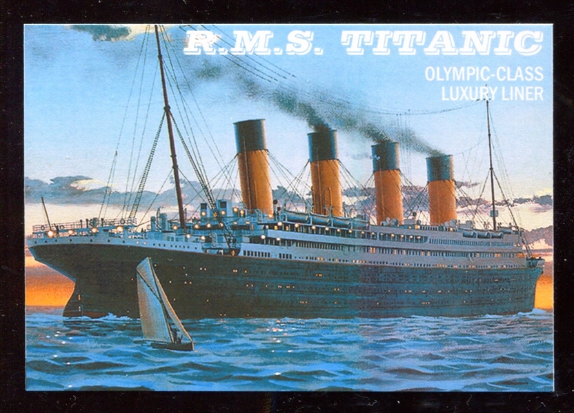 1955 Topps “Rails & Sails” #210 R.M.S. Titanic NM-MT (#1) ***LEMKE CARD***