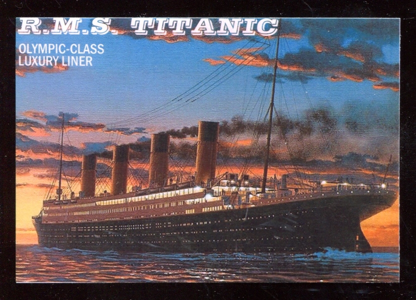 1955 Topps “Rails & Sails” #210 R.M.S. Titanic NM-MT (#3) ***LEMKE CARD***