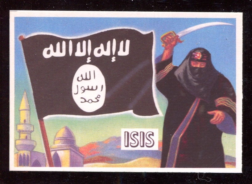1956 Topps “Flags of the World” #81 Islamic State NM-MT ***LEMKE CARD***