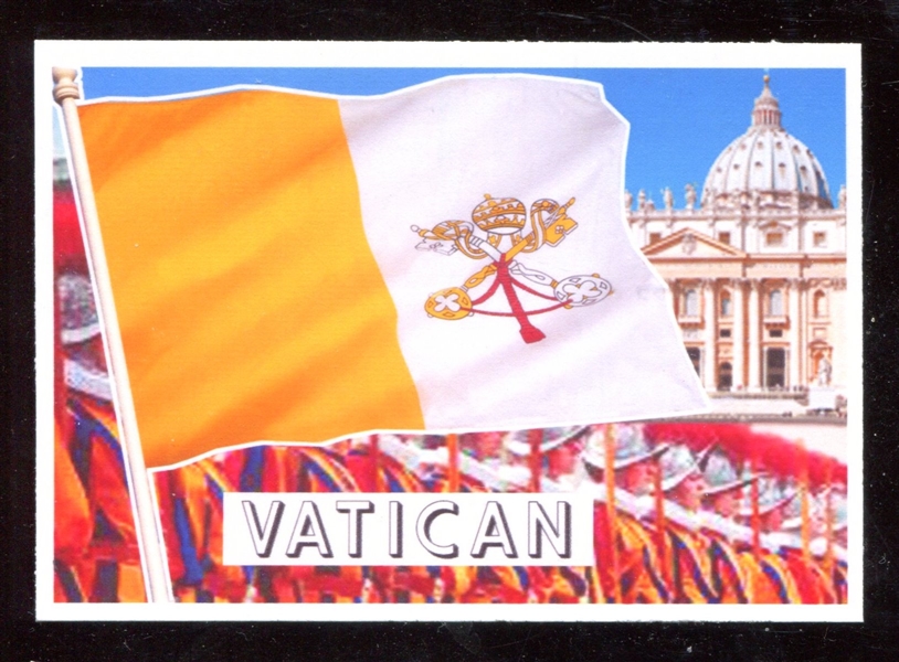 1956 Topps “Flags of the World” #89 The Vatican NM-MT ***LEMKE CARD***