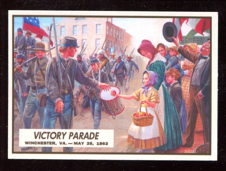 1961 Topps “Civil War News” #90 Victory Parade NM-MT ***LEMKE CARD***