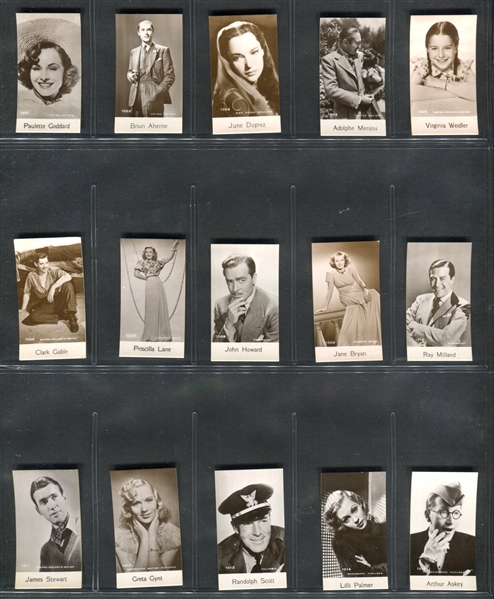 1930's De Beukelaer Movie Stars Complete Set (1001-1100) With Marx Brothers and More