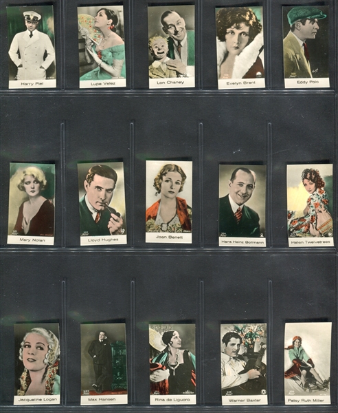1930's De Beukelaer Movie Stars Complete Set (301-400) With Chaplin, Barrymore and More