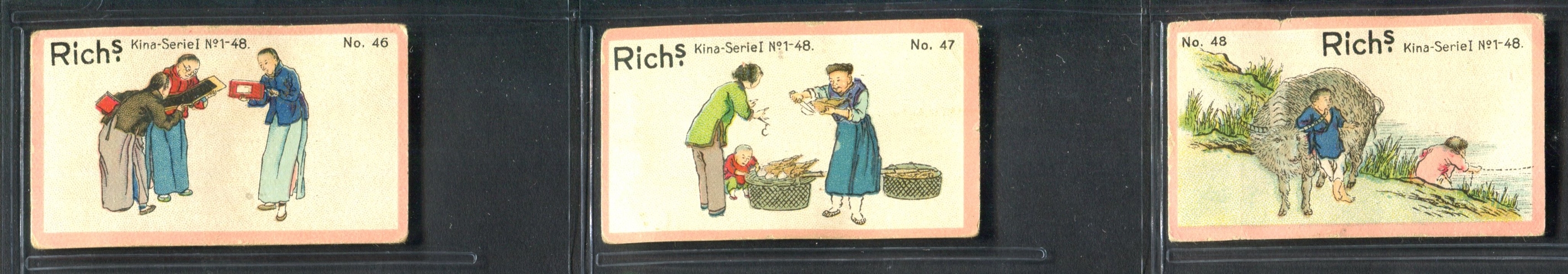 1910's Rich's Chinese Trades Complete Set of (48) Cards