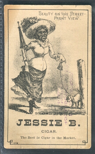 Fantastic Early Jessie B Cigar Trading Card with African American Imagery