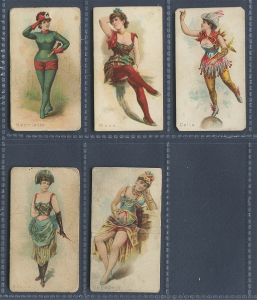 N182 W.S. Kimball Ballet Queens Lot of (13) Cards