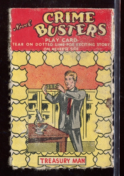R722-2 Novel Package Crime Busters #3 Treasury Man With Tab