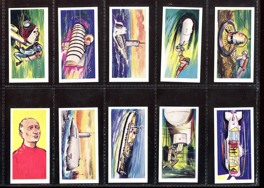 1966 Anglo-American Underwater Adventure Near Complete Set (39/40) of Cards
