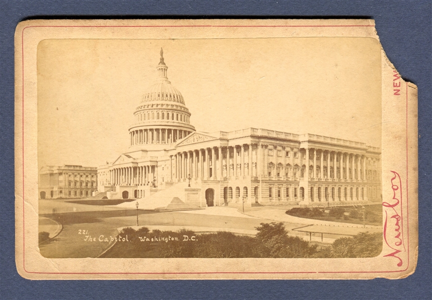 N566 Newsboy Tobacco #221 U.S. Capitol, Washington D.C.