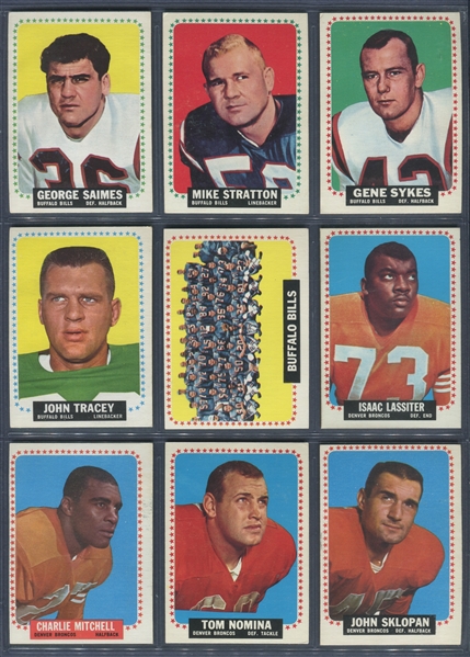 1964 Topps Football Starter Set (54/176)