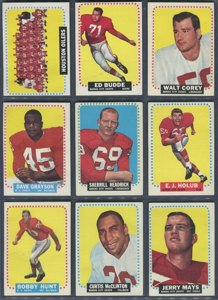 1964 Topps Football Starter Set (54/176)