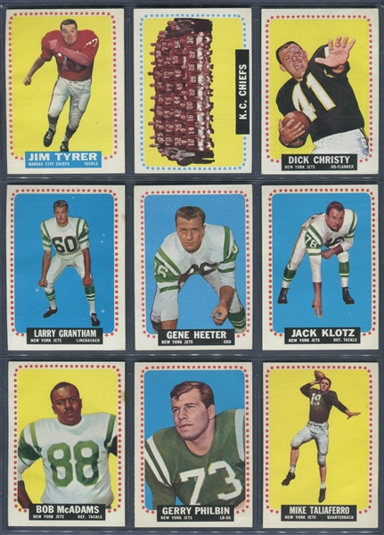 1964 Topps Football Starter Set (54/176)