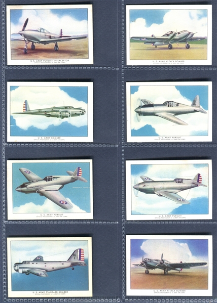 T87 Brown & Williamson Wings Complete No Series Set of (50) Cards