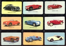 D72 Mothers Cookies Sports Cars Near Complete Set (35/42) Cards