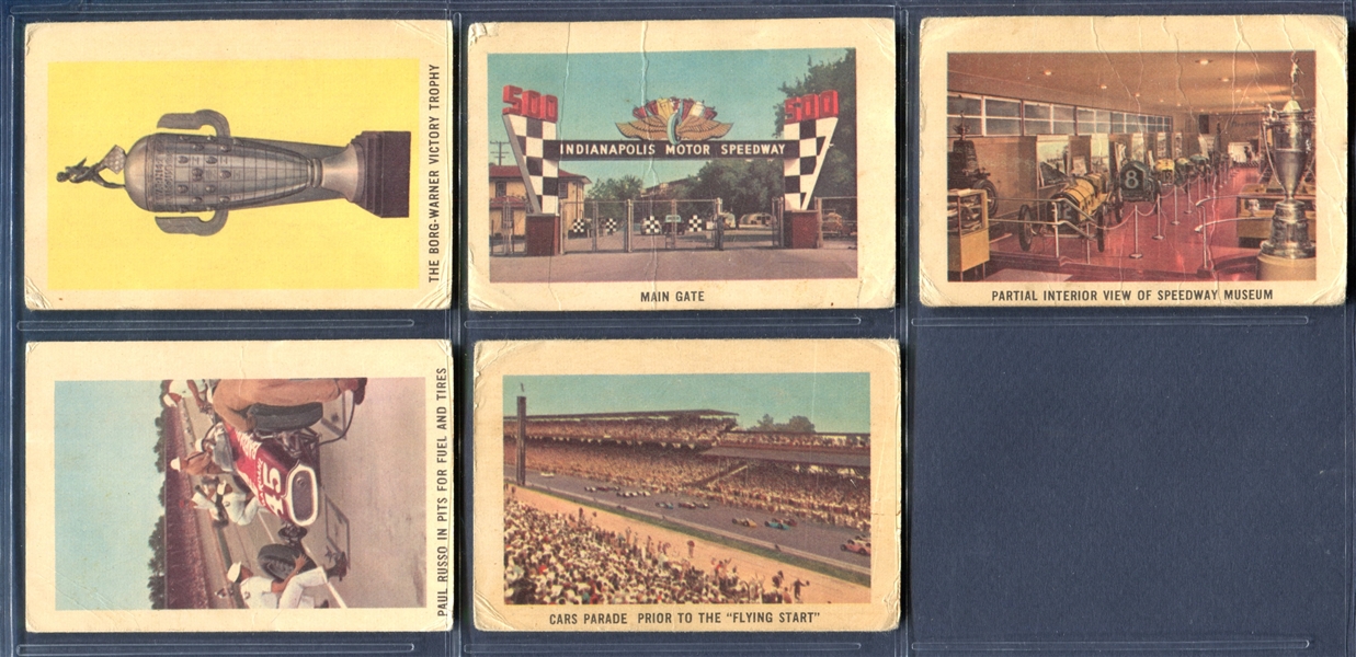 1950's V338-2 Parkhurst Indianapolis 500 Near Complete Set of (32/50) Cards