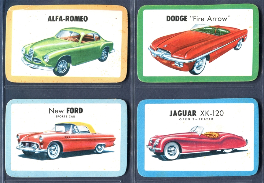 F281-5 Skinner Raisin Bran Sports Car Pictures Near Set of (8/10) Cards