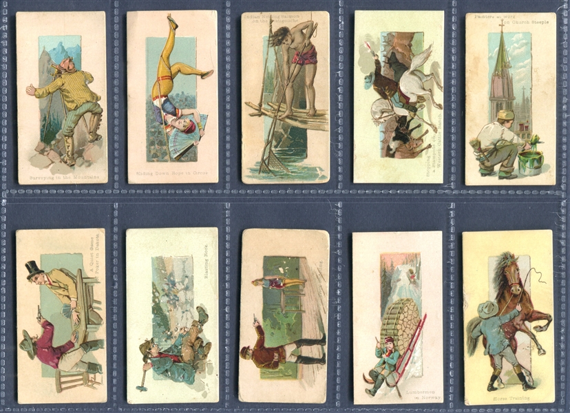 N86 Duke Scenes of Perilous Occupations Lot of (43) Cards