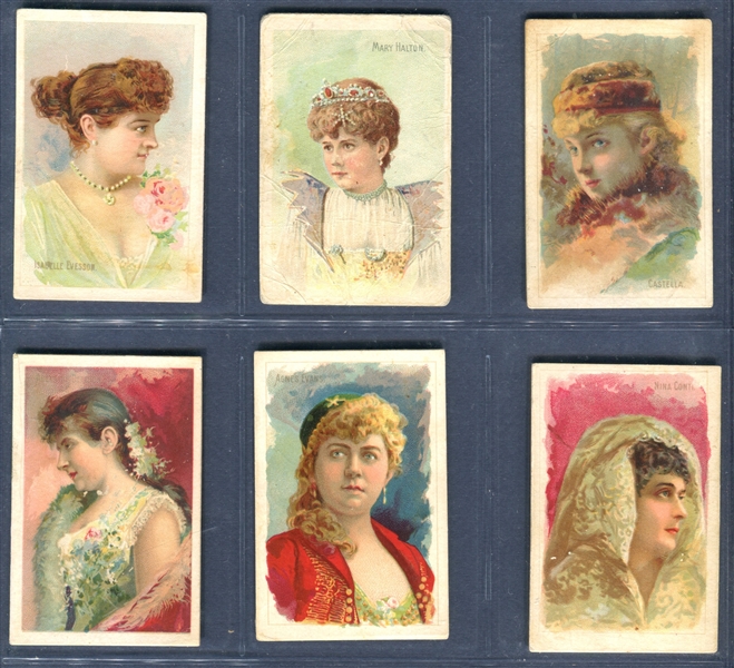 N532 R. Whalen Actresses Lot of (6) Cards