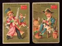 Allen & Ginter "Our Little Beauties" Pair of Early Trade Cards