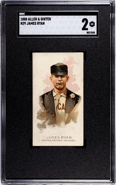 N29 Allen & Ginter World's Champions (2nd Series) James Ryan SGC2 Good