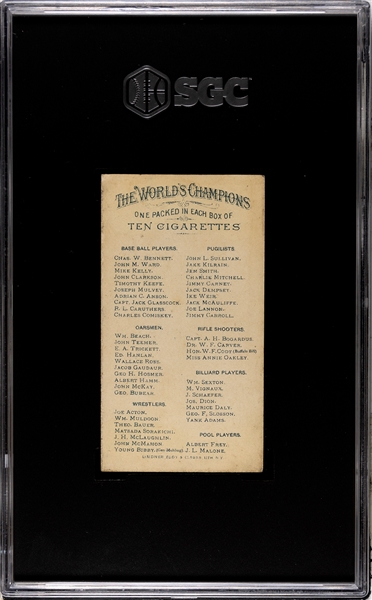 N28 Allen & Ginter World's Champions (1st Series) R.L. Caruthers SGC3 VG