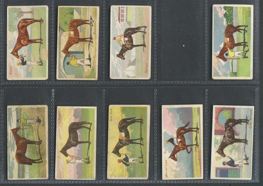 1906 Wills – Horses of Today Near Set of (46/50) With Mixed Backs