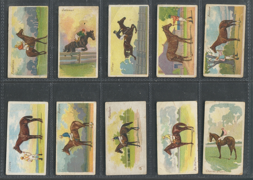 1906 Wills – Horses of Today Near Set of (46/50) With Mixed Backs