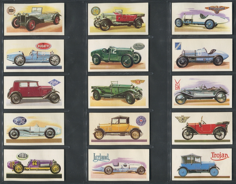 Brooke Bond Tea (England) History of the Motor Car Complete Set of (50)