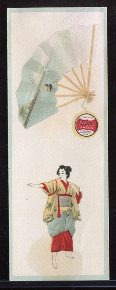 Vintage Lenox Bookmark Trade Card