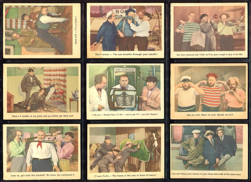 1959 Fleer Three Stooges Complete Set of (96) Cards