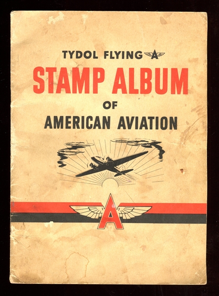 UO-UNC Tydol Flying Stamp Album with Stamps Inside