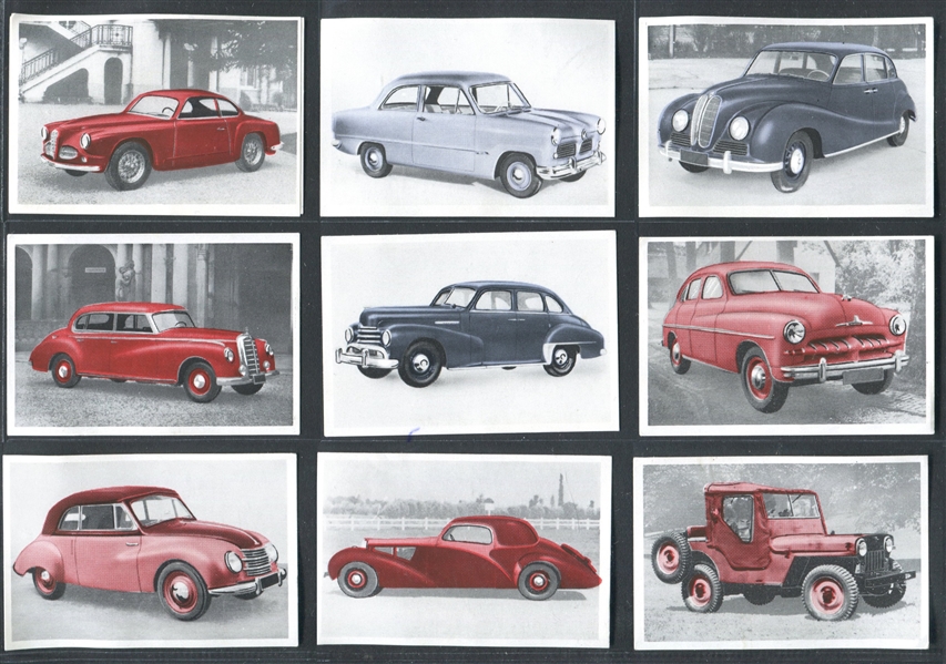 1950's German Automobile Lot of (51) Cards