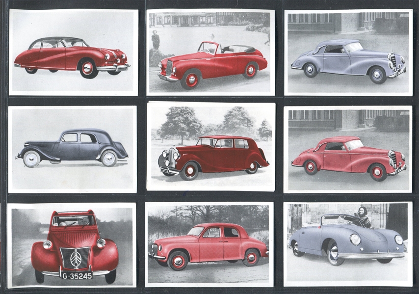 1950's German Automobile Lot of (51) Cards