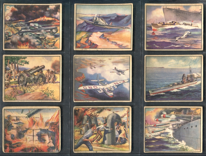 R165 Gum Inc War News Pictures Lot of (73) Cards