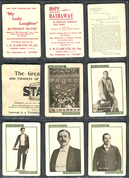 1904 C. M. Clark Stage Card Set of (63) With Extras