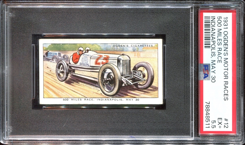 1931 Ogden's Cigarettes Indianapolis 500 PSA5.5 EX+