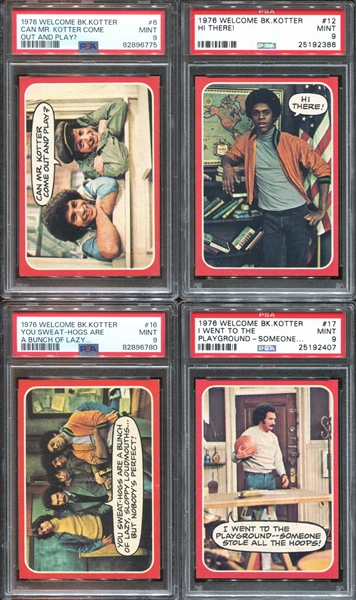 1976 Topps Welcome Back Kotter Lot of (25) PSA-Graded Cards