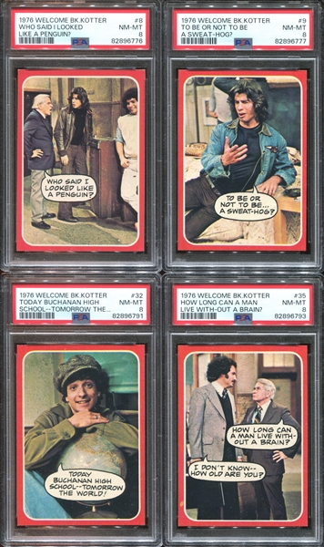 1976 Topps Welcome Back Kotter Lot of (25) PSA-Graded Cards