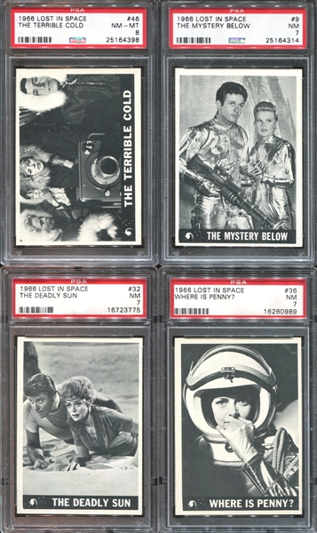 1966 Topps Lost in Space Lot of (19) PSA-Graded Cards