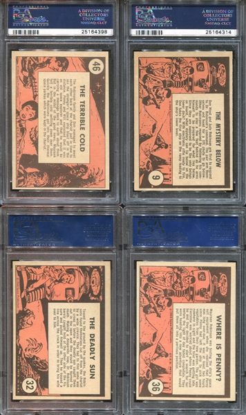 1966 Topps Lost in Space Lot of (19) PSA-Graded Cards