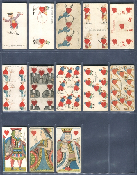 N219 Kinney Cigarettes Harlequin (1st Series) Complete Set of (52) Cards