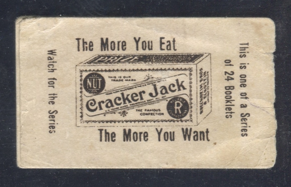 E-UNC Cracker Jack America's Famous Colleges Booklet 
