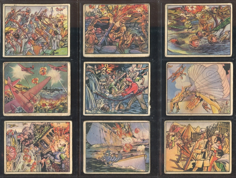 R69 Gum Inc Horrors of War Lot of (186) Different Cards