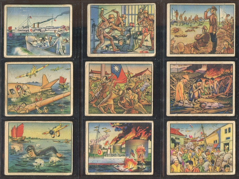 R69 Gum Inc Horrors of War Lot of (186) Different Cards