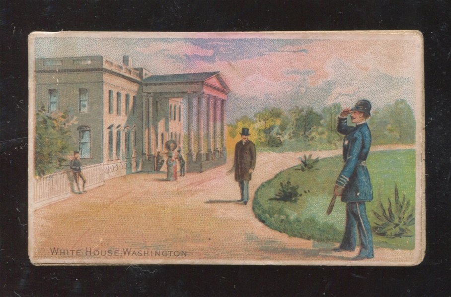 N281 Buchner American Scenes With a Policeman - White House, Washington