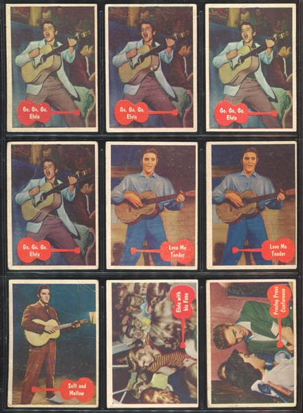 1956 Topps Elvis Lot of (74) Cards